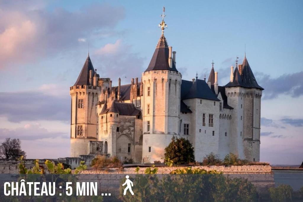 Grand Appartement Place Saint-Pierre, Proche Chateau De Saumur Et Bord De Loire" Exterior photo